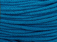 Loose braided cotton cord with cotton core 3mm - 500m - Blue