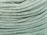Loose braided cotton cord with cotton core 5mm - 2000m - Light grey