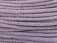 Loose braided cotton cord with cotton core 5mm - 500m - Heather purple