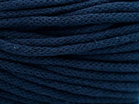 Loose braided cotton cord with cotton core 3mm - 1000m - Navy blue
