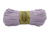 Braided cotton cord with a cotton core 5mm - 100m - Heather purple