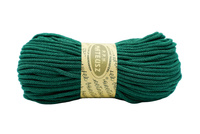 Braided cotton string with a cotton core 5mm - 100m - Bottle green