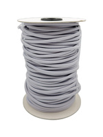 Guma okrągła 5mm - 50m -  Szary jasny