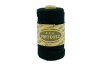 Cotton twisted cord 3mm 1PLY - 100m - Black