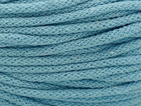 Loose braided cotton cord with cotton core 5mm - 1000m - Blue blue