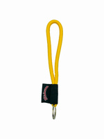 Short lanyard made of nautical rope - Yellow