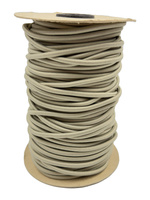Guma okrągła 5mm - 50m - Beż