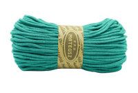 Braided cotton string with a cotton core 3mm - 100m - Sea green