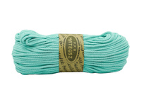 Braided cotton cord without core 5mm - 100m - Mint blue