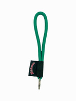 Short lanyard made of nautical rope - Bottle green