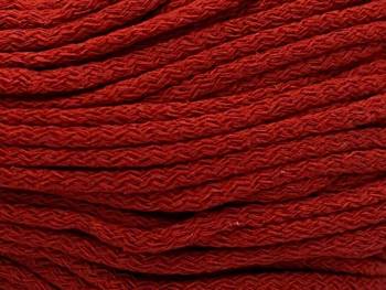 Loose braided cotton cord with cotton core 3mm - 2000m - Red