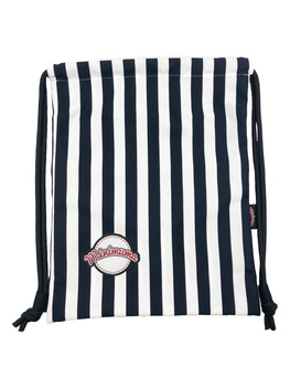 Waterproof bag with black rope - Stripes #1 - size M