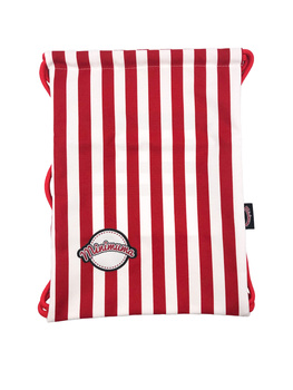 Waterproof bag with red rope - Stripes #2 - size M