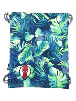 Waterproof bag with zebra rope - Leaves #3 - size L