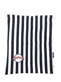 Waterproof bag with white rope - Stripes #1 - size L