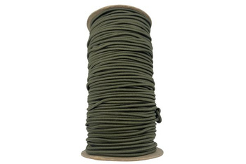 Guma okrągła 3mm - 100m - Khaki