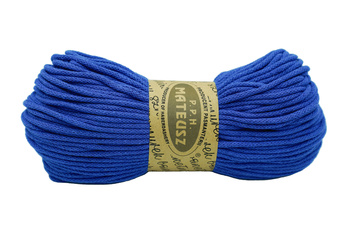 Braided cotton string with a cotton core 5mm - 100m - Cornflower blue