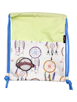 Waterproof bag with blue rope - Macramé #1 - size S