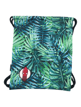 Waterproof bag with black rope - Leaves #2 - size L