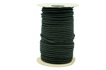 Guma okrągła 5mm - 50m -  Czarna