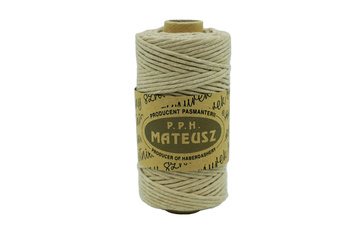Twisted cotton string 3mm 1PLY - 100m - Cardboard Beige