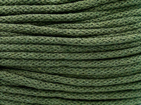 Sznurek bawełniany sypany pleciony z rdzeniem bawełnianym 5mm - 2000m  Khaki